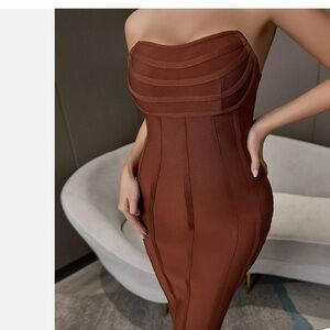 Bandage bodycon midi Dress